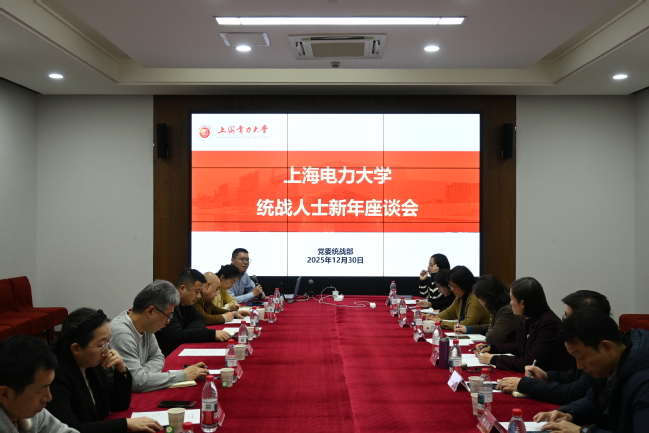 我校召开统战人士新年座谈会